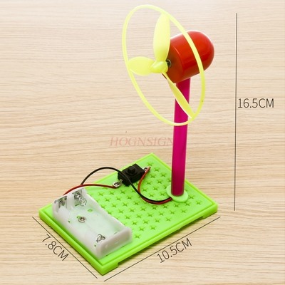 Science And Invention - Studentisches wissenschaftliches Experiment, hausgemachte elektrische Ventilator,