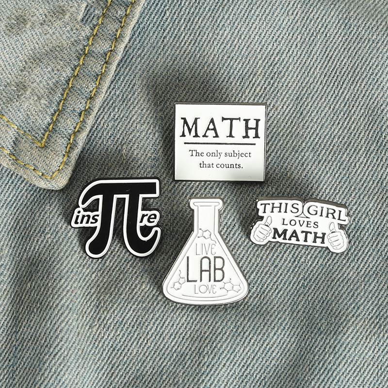 Science Buddies - Großhandel Geschenk Mathematik Emaille Pin Mathematik