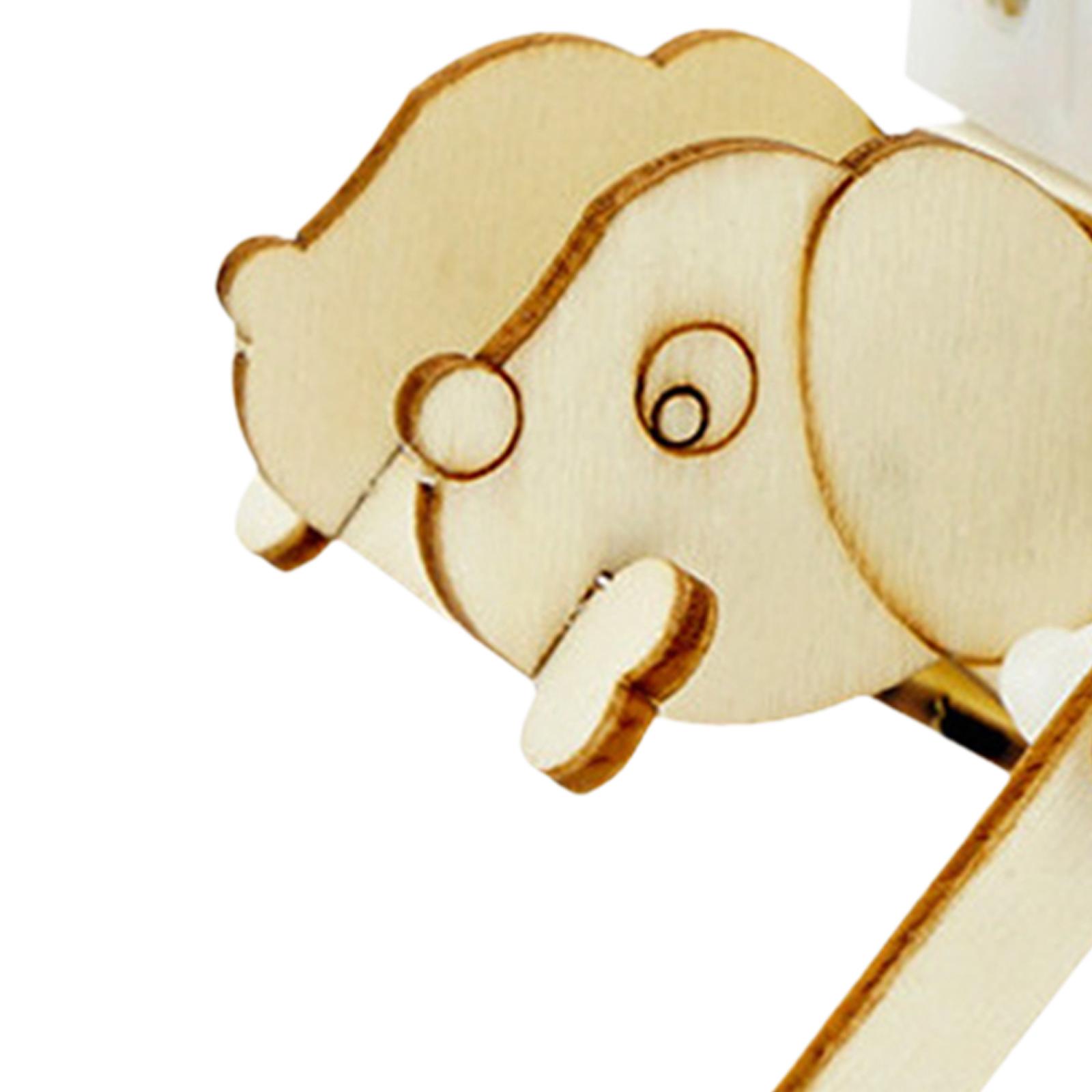 Science Project Toys Making - DIY Holzmodellbausatz Wissenschafts-Set, Mechanischer Hund Bauen