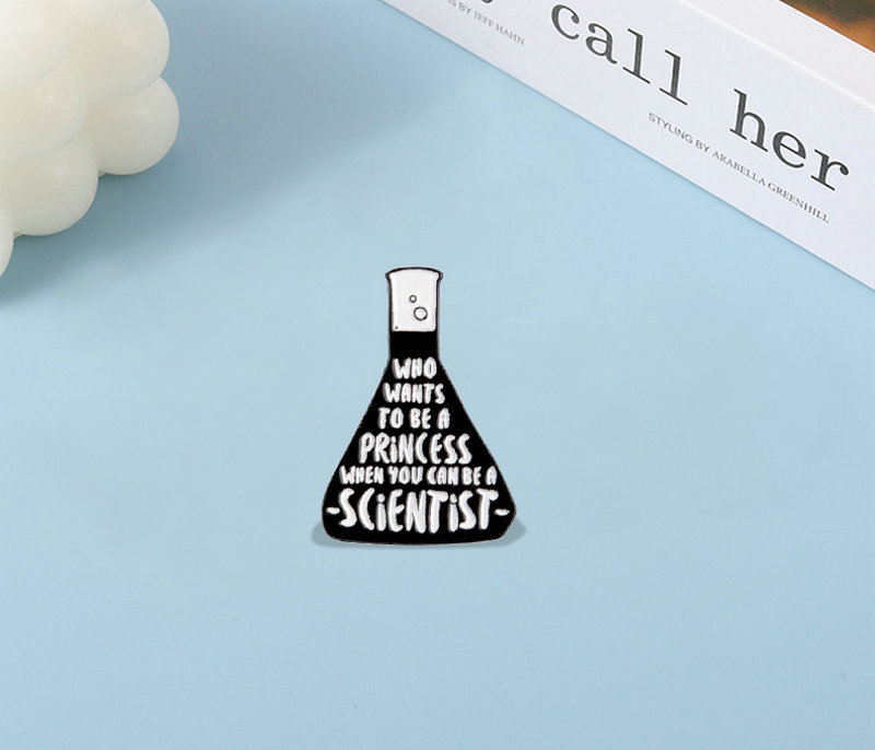 Science Buddies - Becher Chemie Experiment Broschen für Tasche