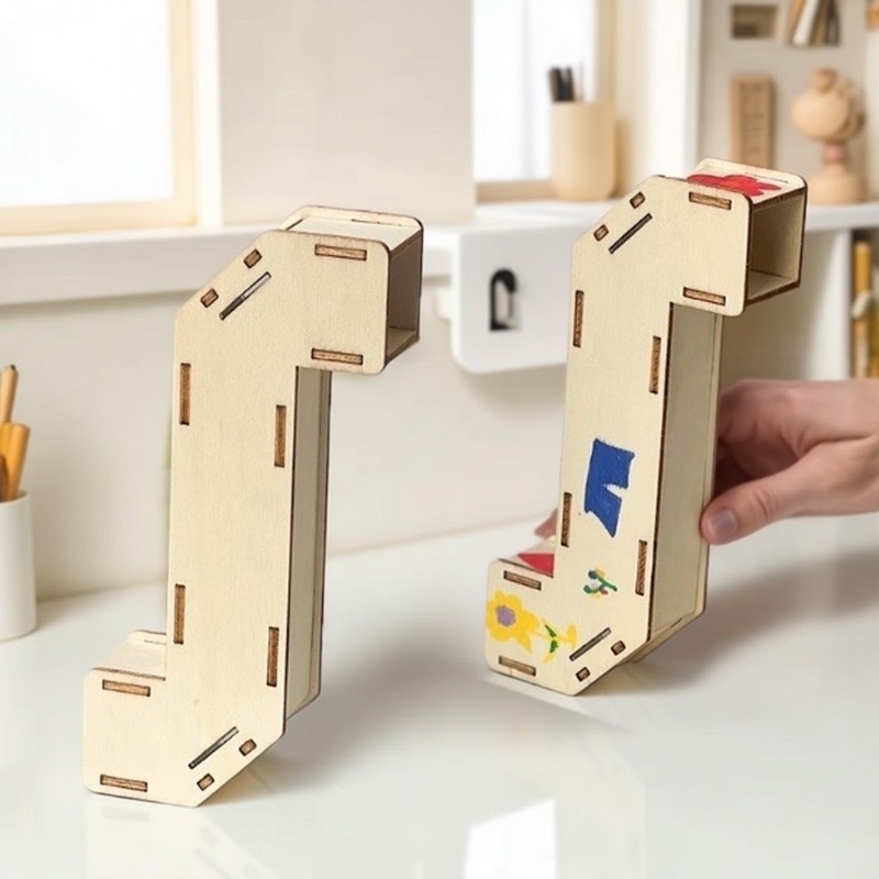 Science Project Toys Making - DIY Holzperiskop-Bausatz für Kinder Wissenschaftsexperiment Lernspielzeug