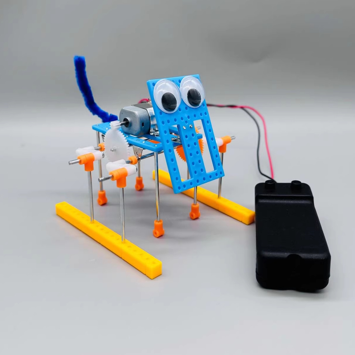 Science Project Robot - Lustiger Hundegeführter Roboter, Wissenschaft und Technologie,