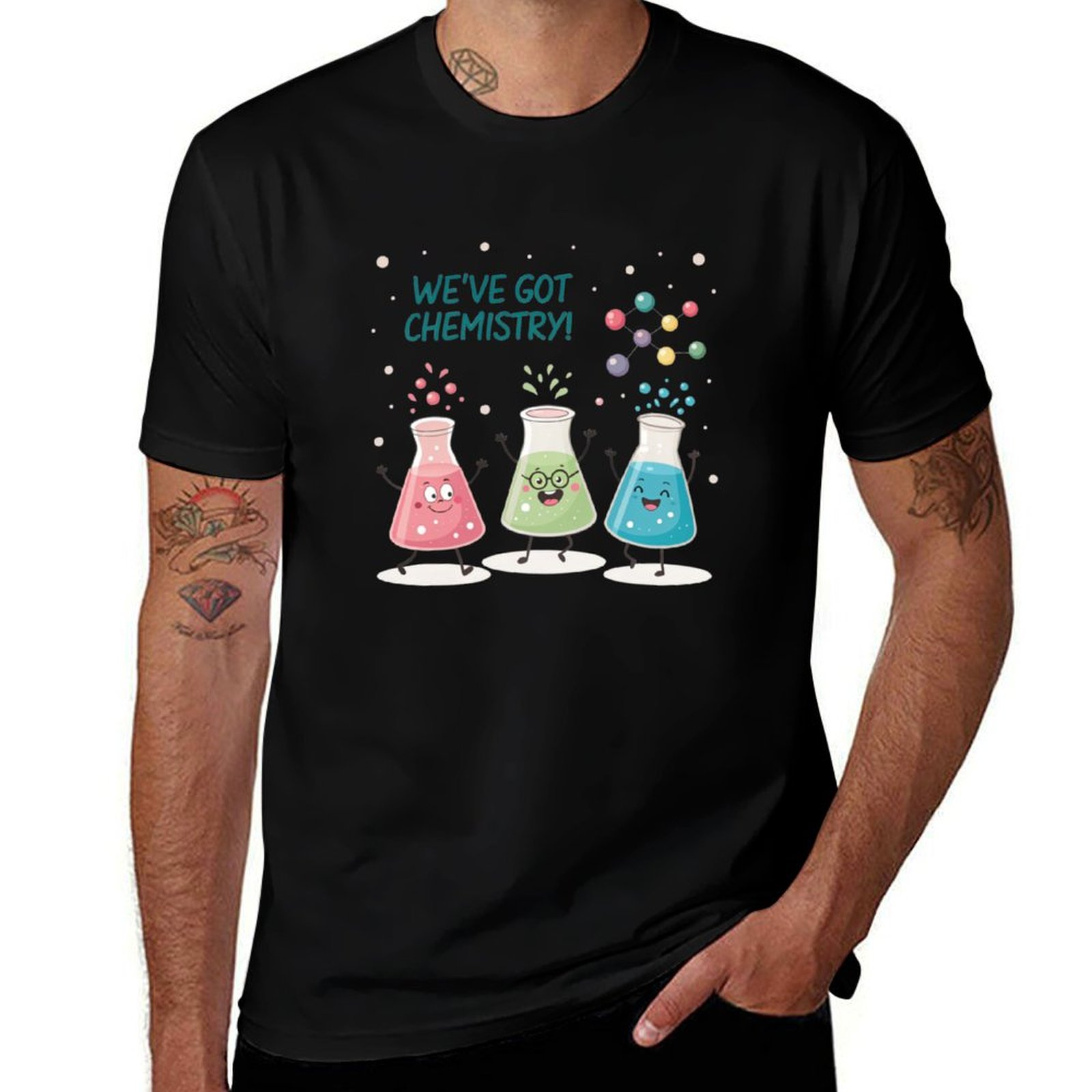Science Buddies - Science Beaker Buddies T-Shirt Leichtes Wander-T-Shirt