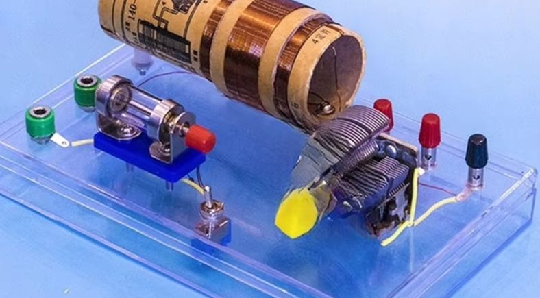 Science Hobbyist - 140-Spulen-Luftkondensator, variabel, Retro, für Kristallradio-Empfänger-Bausatz, für