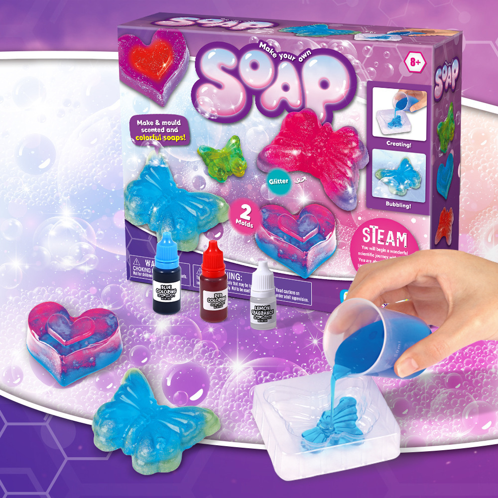 Science Toy - DIY Seifenherstellungs-Set STEM Wissenschaftsexperiment-Set Lehrreiches Spielzeug