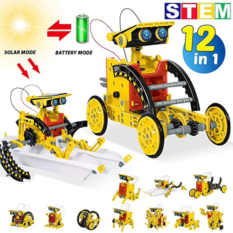 12-in-1-Wissenschaftsexperimen – Science Project Robot Bewertung und Preis