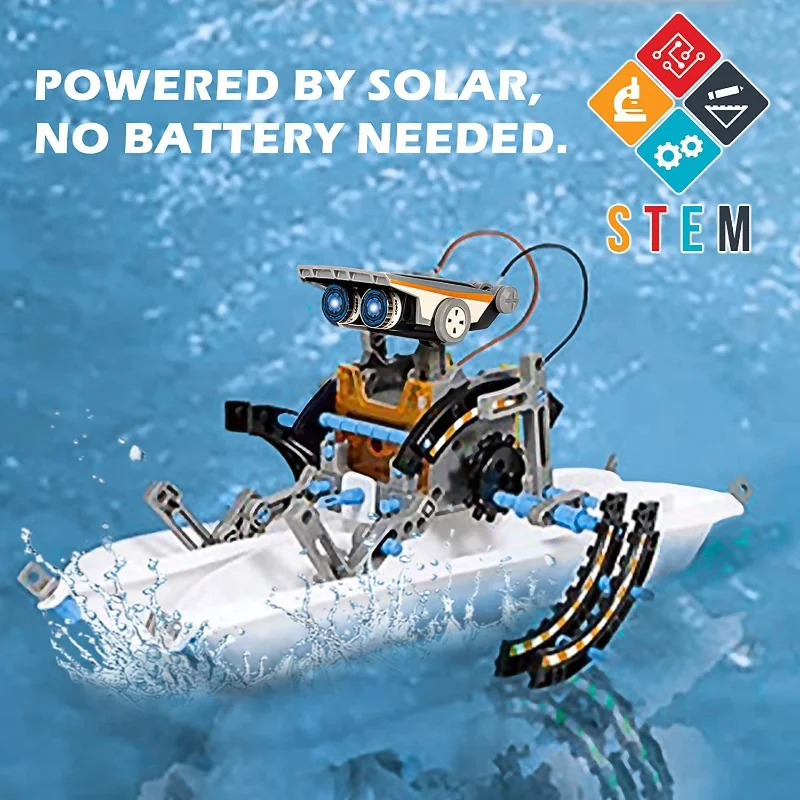 13-in-1-Solarroboter-Set, STEM – Science Project Robot Bewertung und Preis