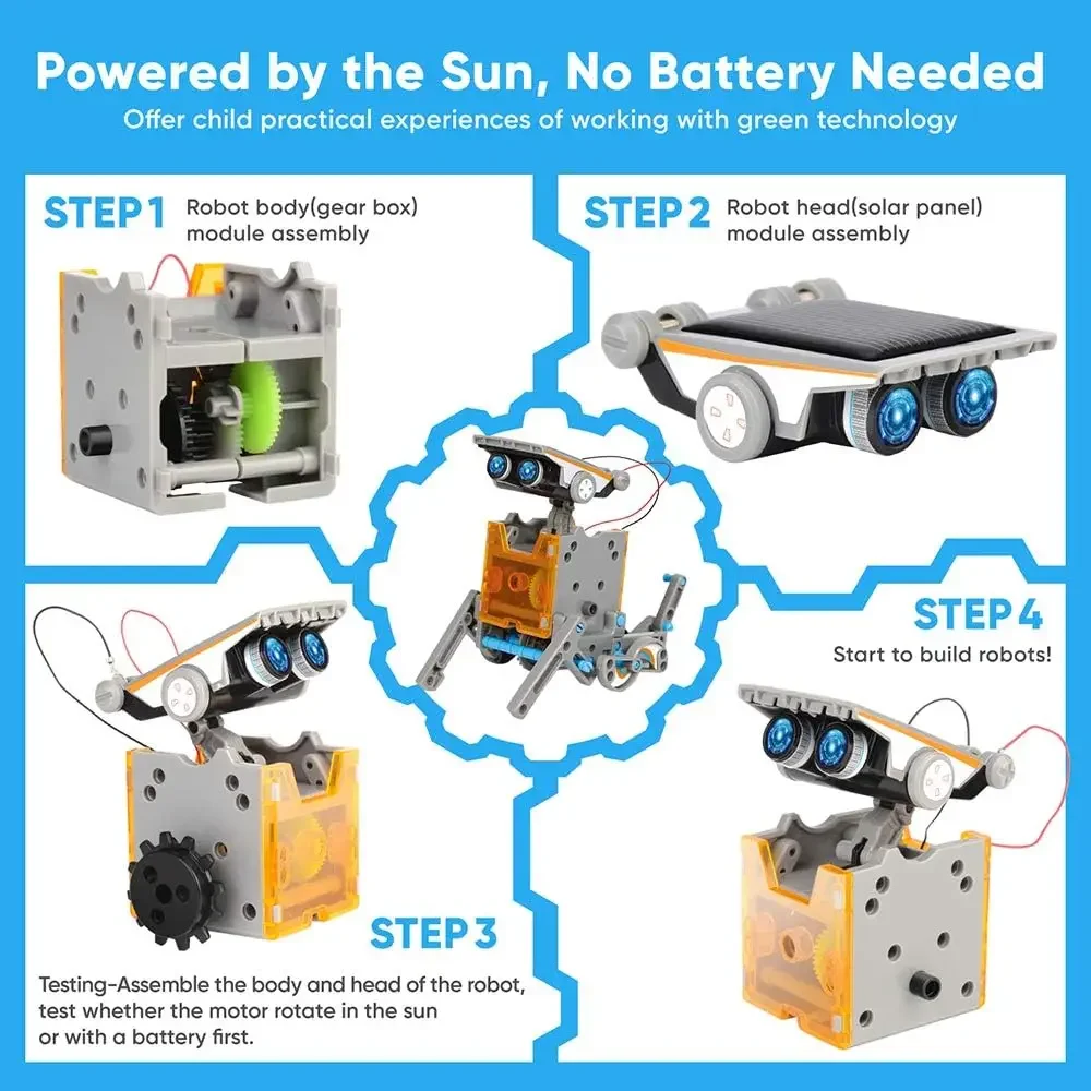 13-in-1-Bildungs-Solarroboter- – Science Project Robot Bewertung und Preis