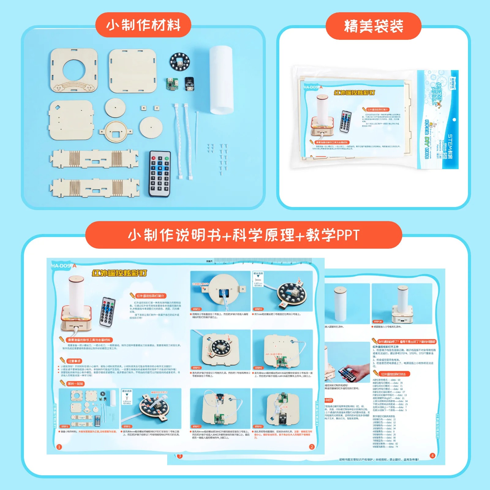DIY Infrarot-Fernbedienungs-Li – Science Project Physics Bewertung und Preis