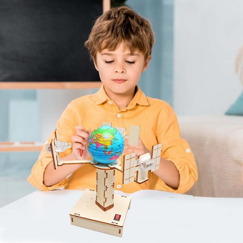 Holz Satelliten Modellbau Set  – Science Project Toys Making Bewertung und Preis